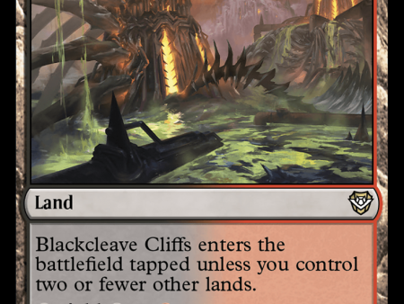 Blackcleave Cliffs [Outlaws of Thunder Junction Commander] Online Sale