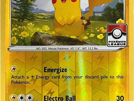 Pikachu (049 203) (2023 2024 League Promo) [League & Championship Cards] Online now