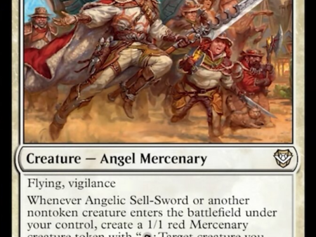 Angelic Sell-Sword [Outlaws of Thunder Junction Commander] Fashion