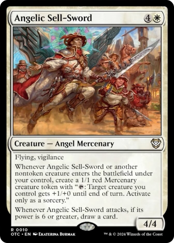 Angelic Sell-Sword [Outlaws of Thunder Junction Commander] Fashion