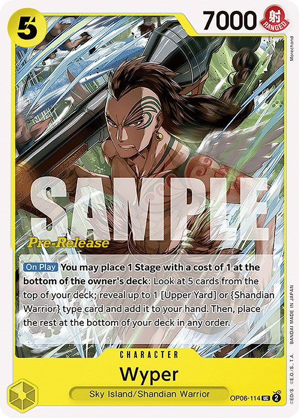 Wyper [Wings of the Captain Pre-Release Cards] Fashion