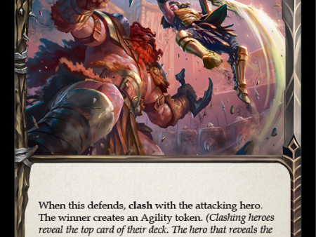 Clash of Agility (Yellow) [HVY158] (Heavy Hitters)  Rainbow Foil Online Sale