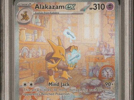 Alakazam ex 201 165 Scarlet & Violet: 151 PSA 9 87753528 For Discount