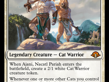 Ajani, Nacatl Pariah    Ajani, Nacatl Avenger [Modern Horizons 3] Online Hot Sale