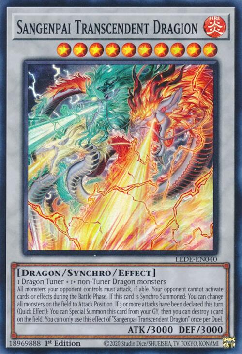 Sangenpai Transcendent Dragion [LEDE-EN040] Super Rare Sale