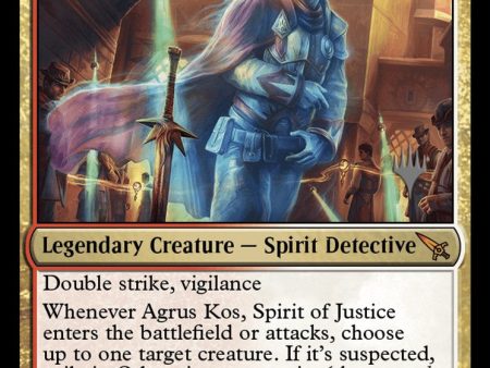 Agrus Kos, Spirit of Justice (Promo Pack) [Murders at Karlov Manor Promos] on Sale