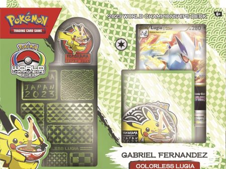 2023 World Championship Deck (Colorless Lugia - Gabriel Fernandez) Hot on Sale