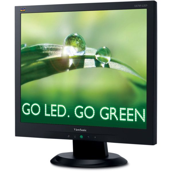 ViewSonic 17  1024p LED Monitor Hot on Sale