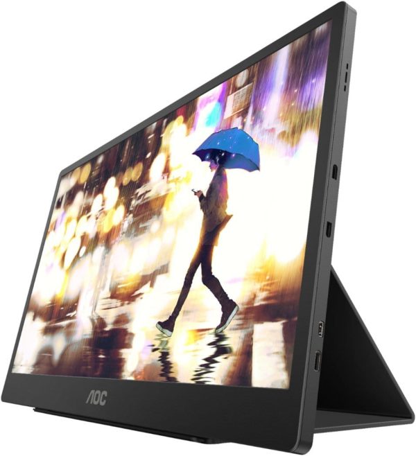 AOC 16  Touch-Enabled 1920 x 1080 60Hz Portable Monitor - Certified Refurbished Online Sale