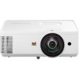 ViewSonic 4000 Lumens WXGA Short Throw Projector - Certified Refurbished For Sale