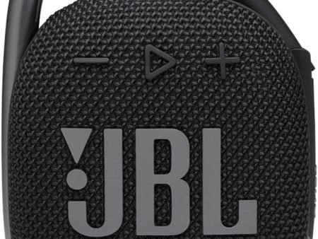 JBL Clip 4 Portable Bluetooth Speaker, Black - Certified Refurbished Fashion