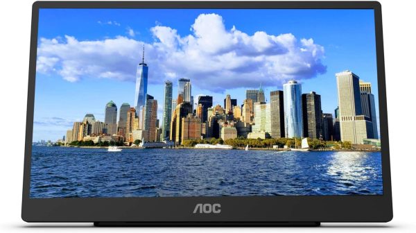 AOC 16  Touch-Enabled 1920 x 1080 60Hz Portable Monitor - Certified Refurbished Online Sale