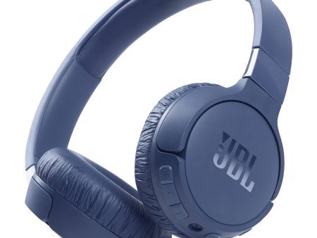 JBL Tune 660NC Wireless On-Ear Active Noise-Canceling Headphones, Blue - Certified Refurbished Fashion