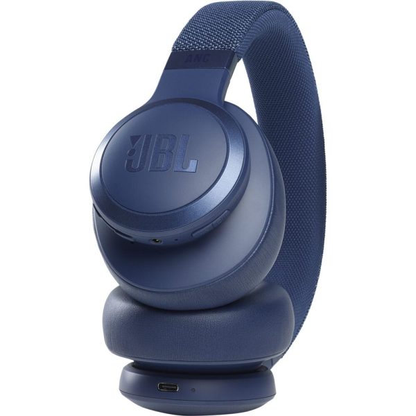 JBL Live 660NC Wireless Over-Ear Noise-Canceling Headphones Blue - Certified Refurbished Online