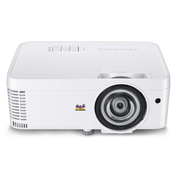 ViewSonic 3500 Lumens XGA HDMI Networkable Short Throw Home and Office Projector Fashion