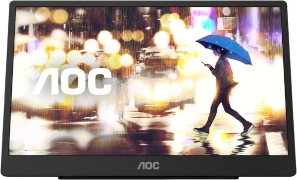 AOC 16  Touch-Enabled 1920 x 1080 60Hz Portable Monitor - Certified Refurbished Online Sale