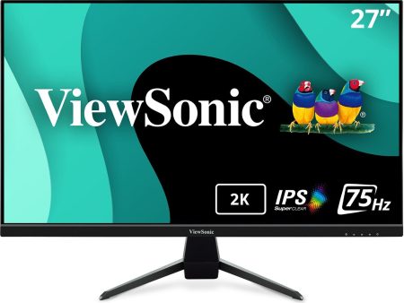 ViewSonic VX2767U-2K 27  1440p HDR 65W USB C IPS Monitor - Certified Refurbished Fashion