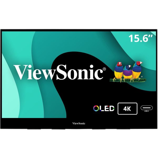 ViewSonic 15.6  4K UHD Portable OLED Monitor - Certified Refurbished For Discount