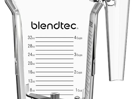 Blendtec 75oz volume 32oz Wet Dry Fillable FourSide Professional-Grade Blender Jar and Vented Latching Lid Clear Online Hot Sale