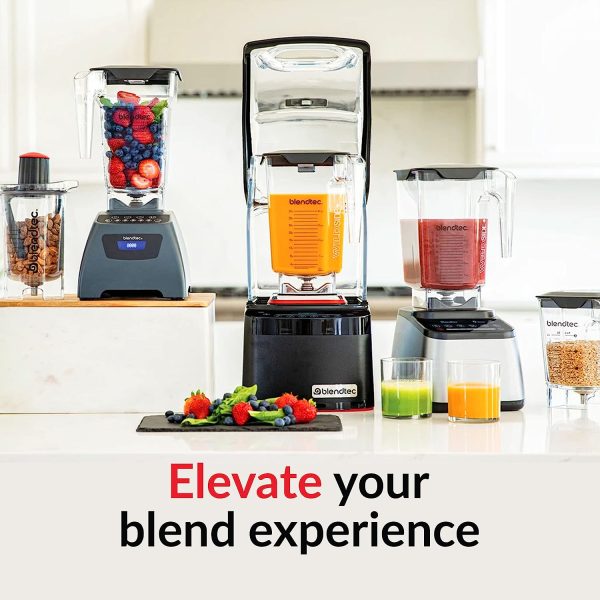 Blendtec Total Classic Original Blender WildSide+ 90oz Jar Professional Grade Power Blender Black Fashion