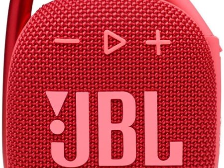 JBL Clip 4 Portable Bluetooth Speaker, Red - Certified Refurbished For Cheap